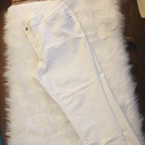 Super Skinny White Jeans